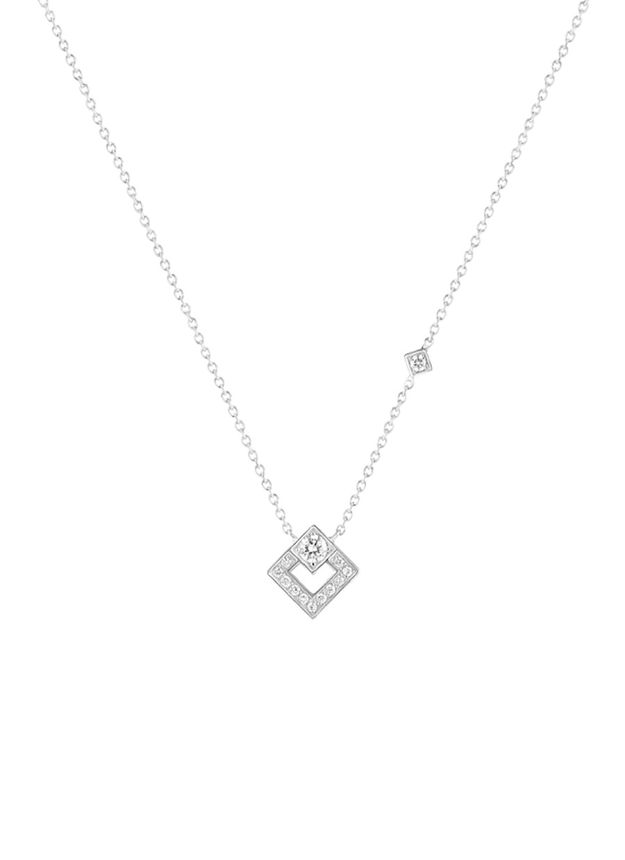 Women KORLOFF Fine Jewellery | Eclat 18K White Gold Pendant Necklace