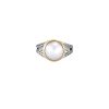 Women JOHN HARDY Fine Jewellery | Classic Chain 18K Gold Sterling Silver Mabe Freshwater Pearl Ring — Size 7