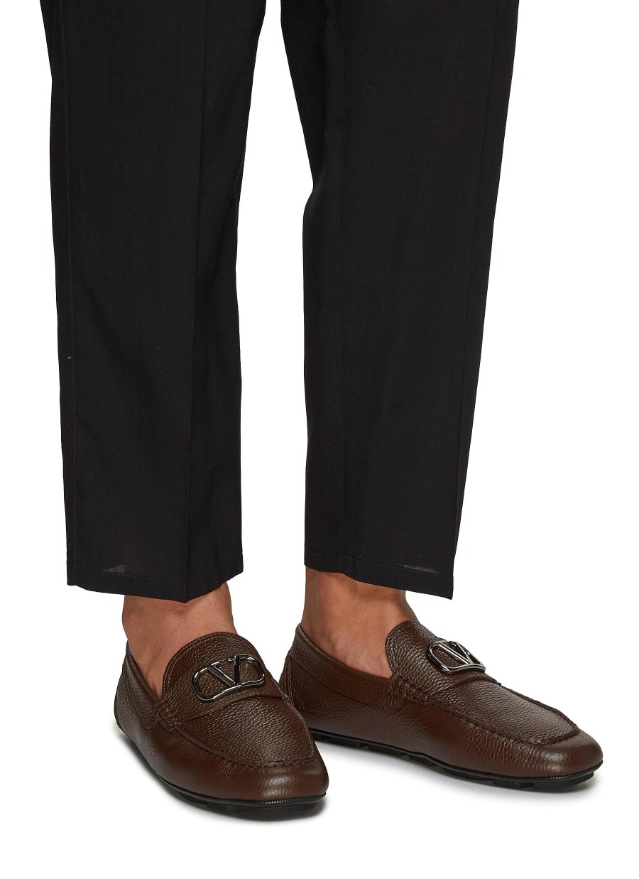 Men VALENTINO Flats | Vlogo Driver Loafers