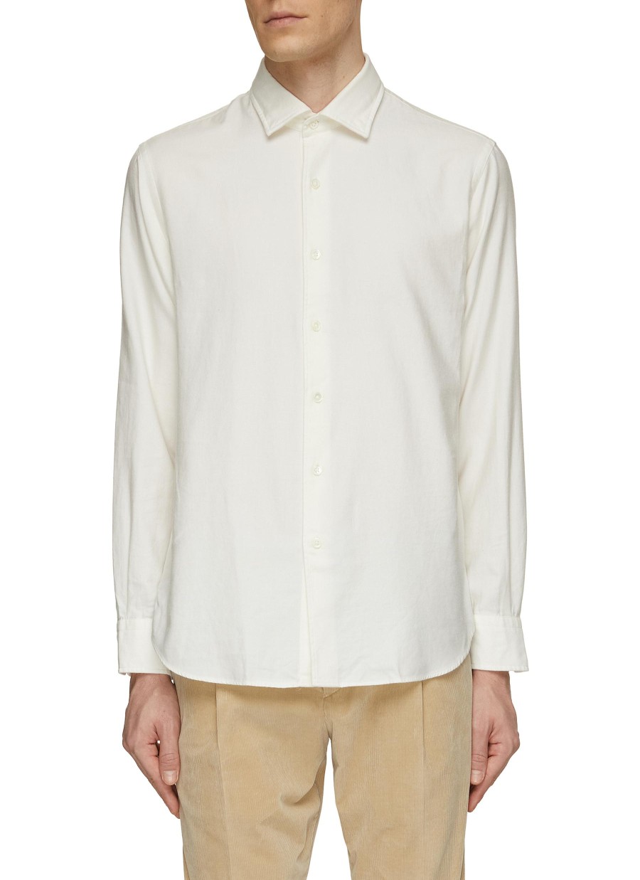 Men TOMORROWLAND Shirts | Spread Collar Dress Shirt