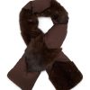 Men FABIO GAVAZZI Scarves | Fur Panel Padded Scarf