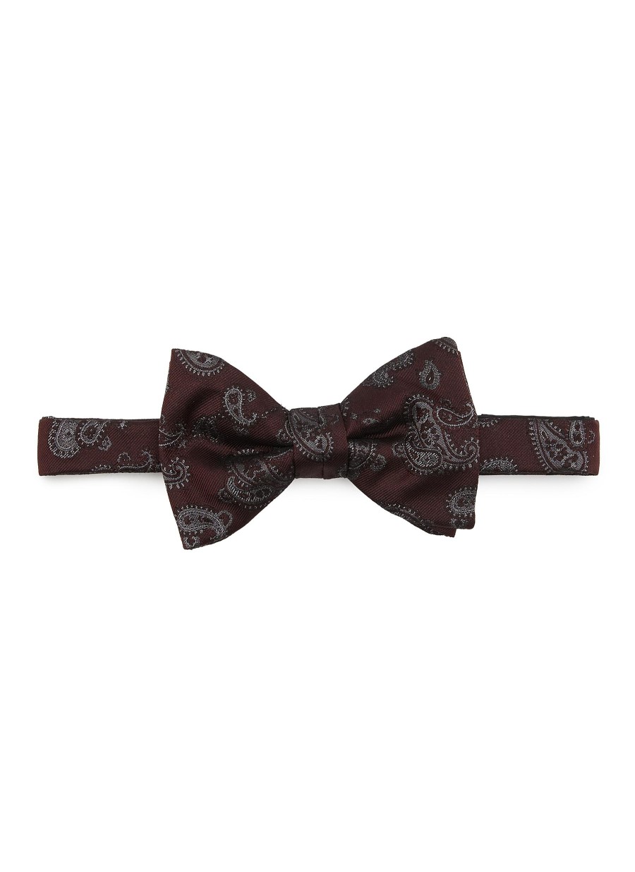 Men STEFANOBIGI MILANO Ties | Paisley Silk Jacquard Bow Tie