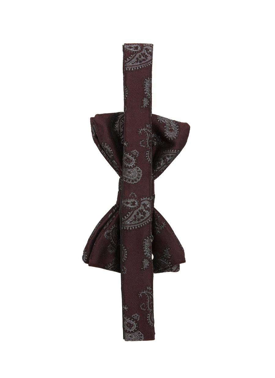 Men STEFANOBIGI MILANO Ties | Paisley Silk Jacquard Bow Tie