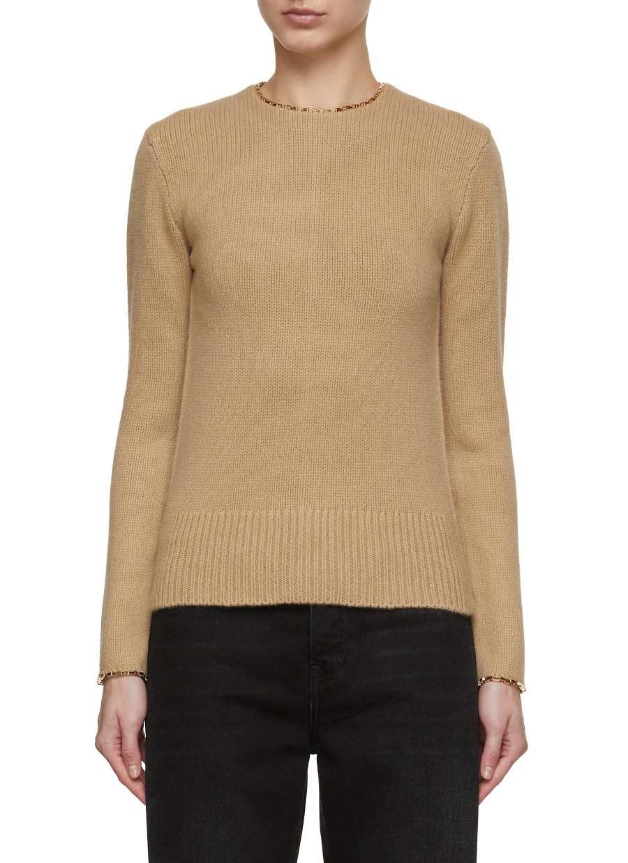 Women TOTEME Knitwear | Chain Trim Knit Top