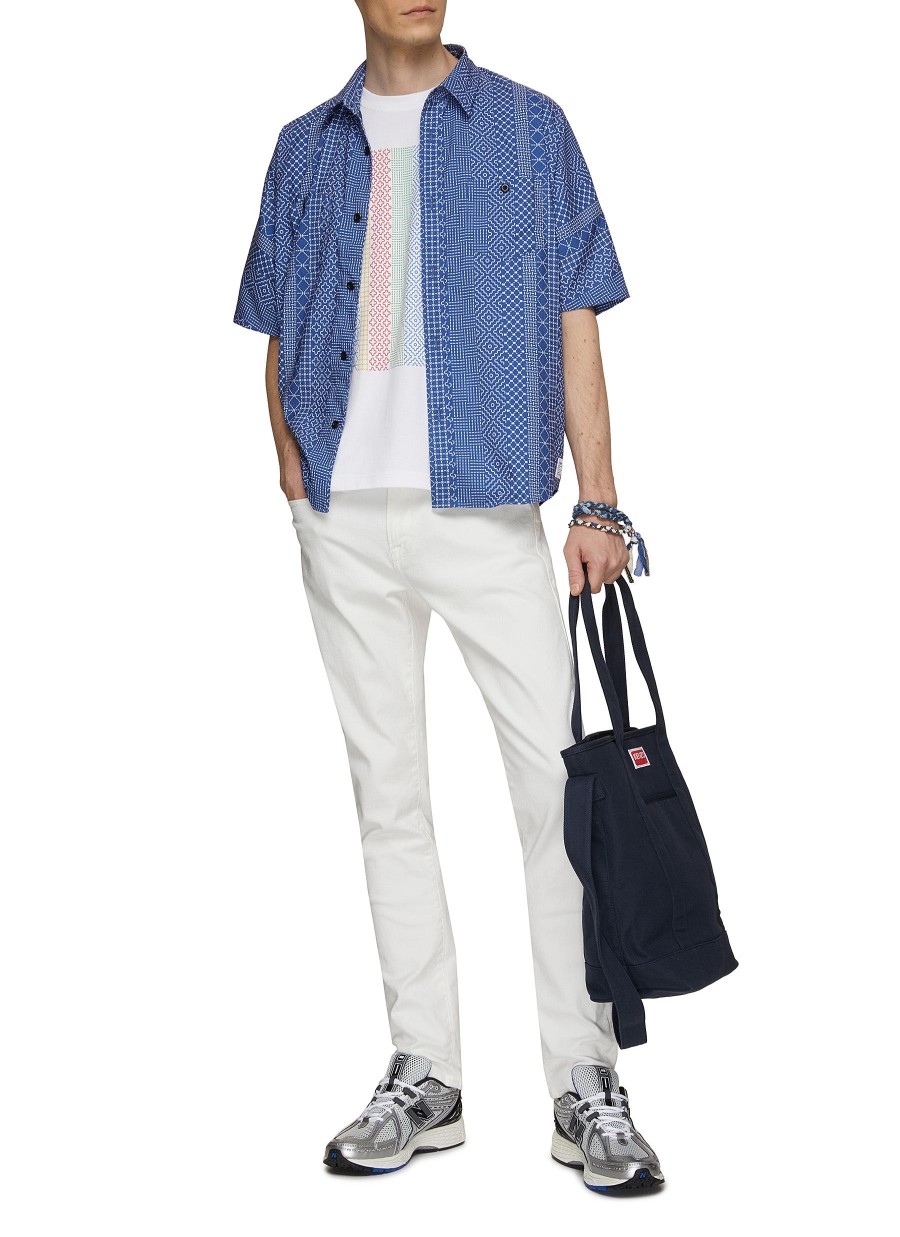 Men FDMTL Shirts | Printed Sashiko Shirt