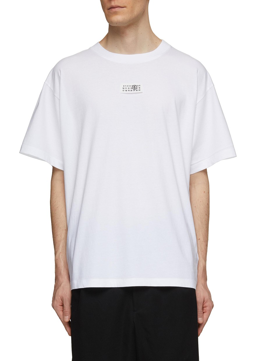 Men MM6 MAISON MARGIELA T-Shirts | Logo Label T-Shirt