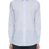 Men BARENA Shirts | Stripe Cotton Shirt