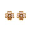 Women GOOSSENS Fashion Jewellery | 24K Gold Plated Clover Earrings