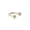 Women JUSTINE CLENQUET Fashion Jewellery | Demi 24K Gold Plated Ring