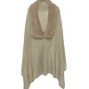 Women KARL DONOGHUE Scarves & Wraps | Shearling Collar Cashmere Shawl