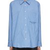 Men SOLID HOMME Shirts | Striped Chest Pocket Shirt