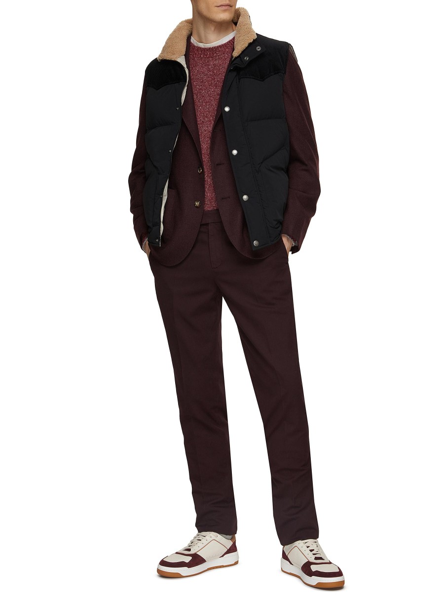 Men BRUNELLO CUCINELLI Pants | Italian Fit Flat Front Pants