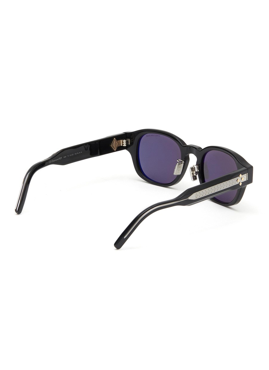 Men DIOR Eyewear | Cd Diamond R2F Round Acetate Sunglasses