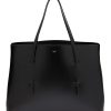 Women ALAÏA Tote Bags | Mina' 50 Calfskin Leather Tote Bag