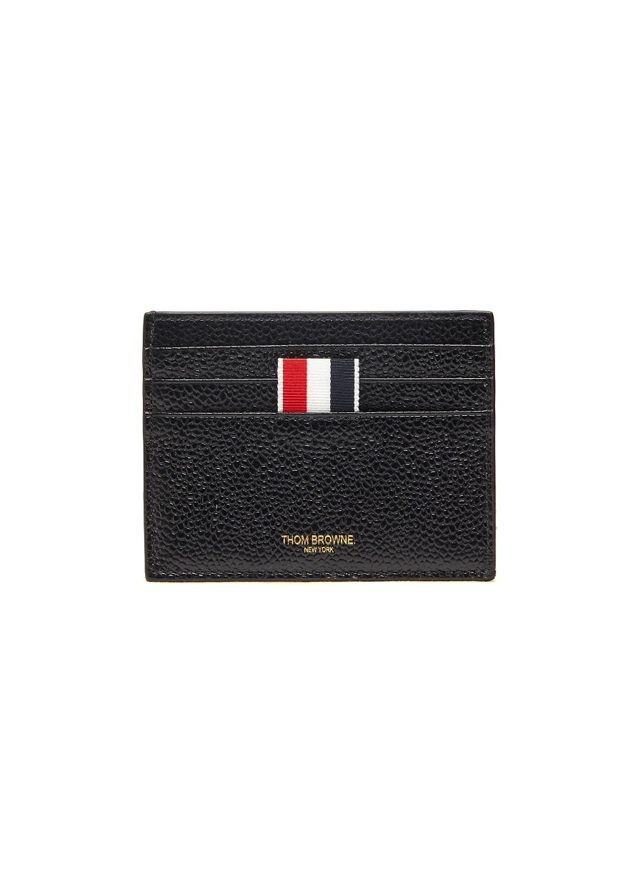 Men THOM BROWNE Small Leather Goods | Pebble Grain Leather Cardholder