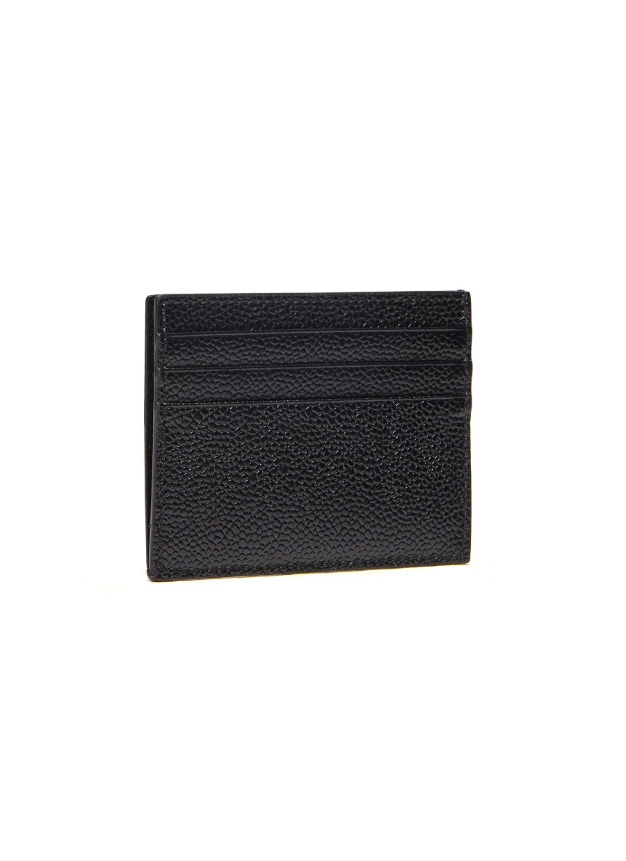 Men THOM BROWNE Small Leather Goods | Pebble Grain Leather Cardholder