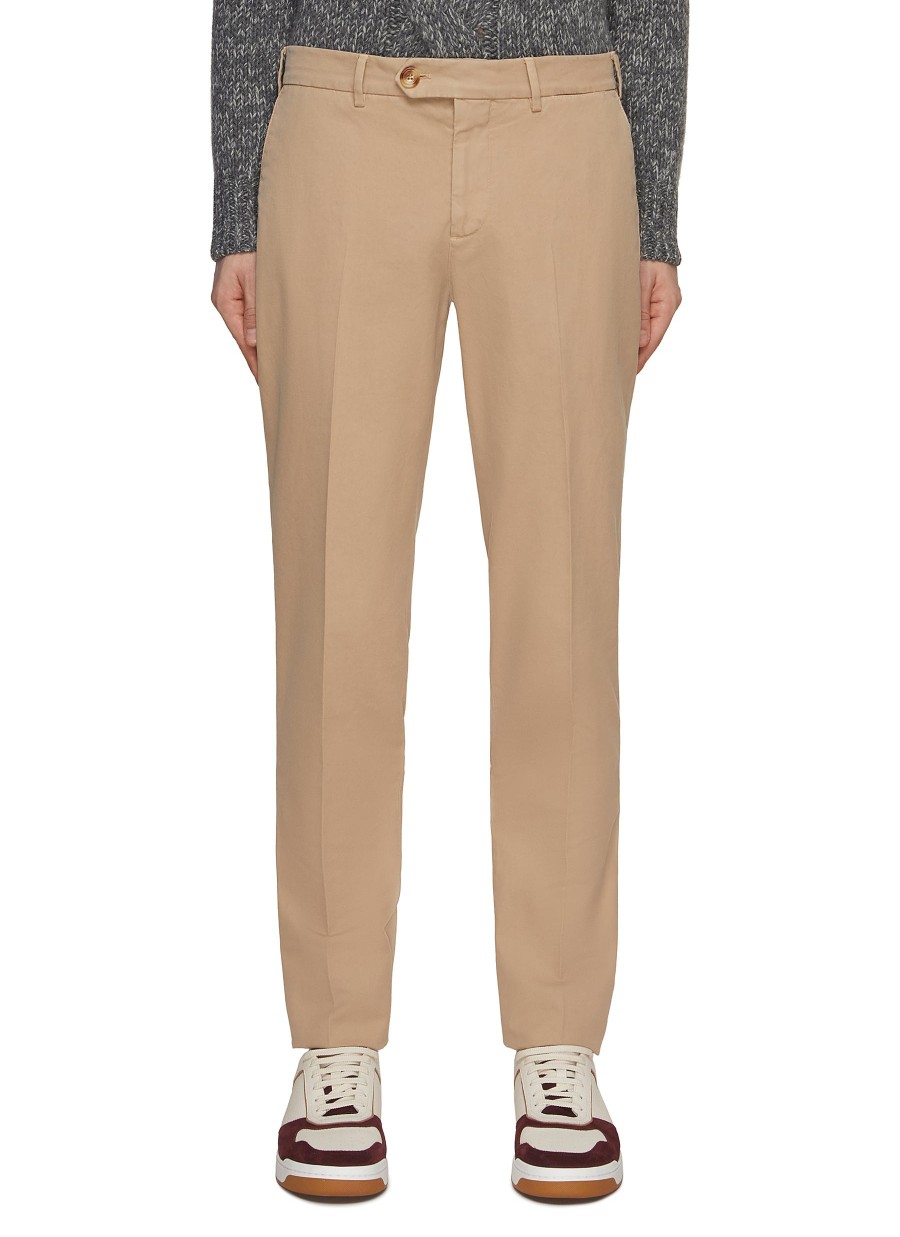 Men BRUNELLO CUCINELLI Pants | Italian Fit Flat Front Pants