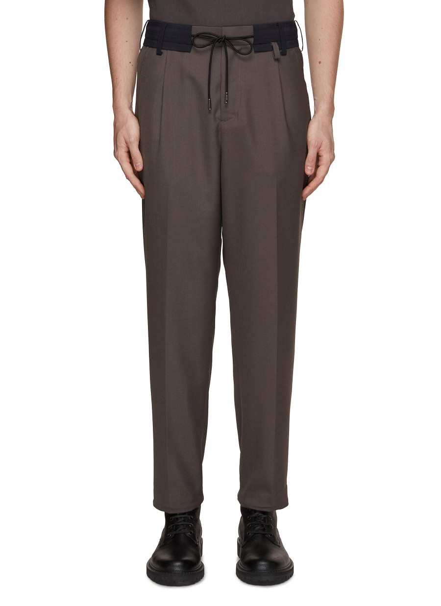 Men SACAI Pants | Drawstring Suiting Pants