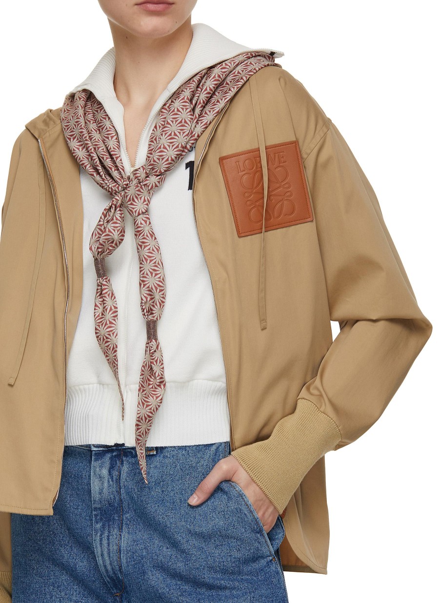 Women BRUNELLO CUCINELLI Scarves & Wraps | Long Printed Silk Scarf