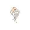 Women LANE CRAWFORD VINTAGE ACCESSORIES Vintage Accessories | Gold Tone Diamante Leaf Brooch