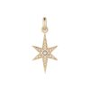 Women STORROW JEWELRY Fine Jewellery | Stella 14K Gold Diamond Pearl Star Charm