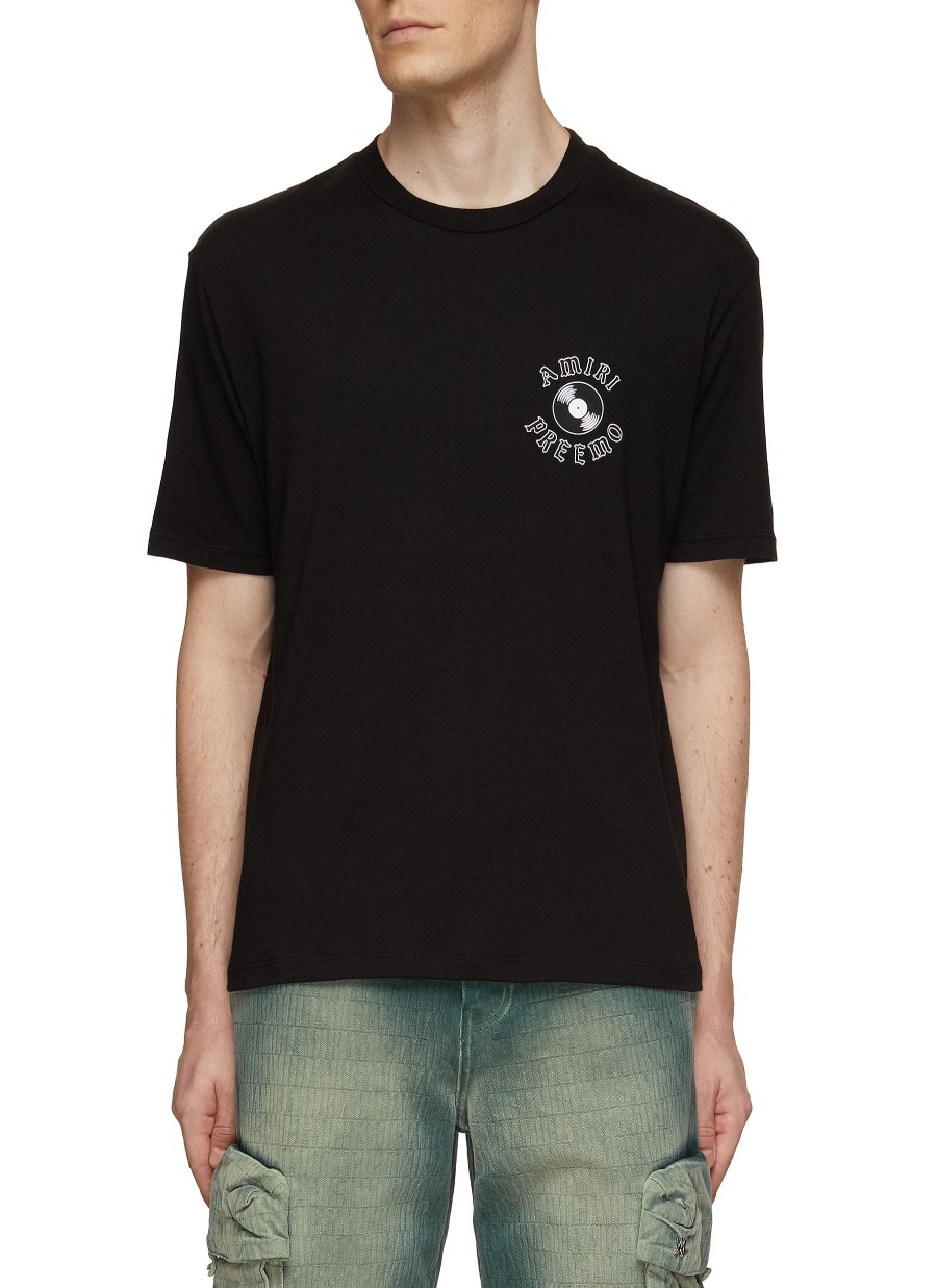 Men AMIRI T-Shirts | Logo Vinyl Graphic T-Shirt