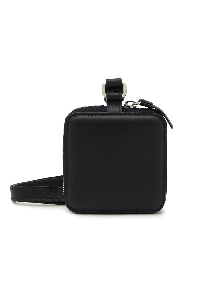 Men BONASTRE Small Leather Goods | Leather Wallet With Neck Strap