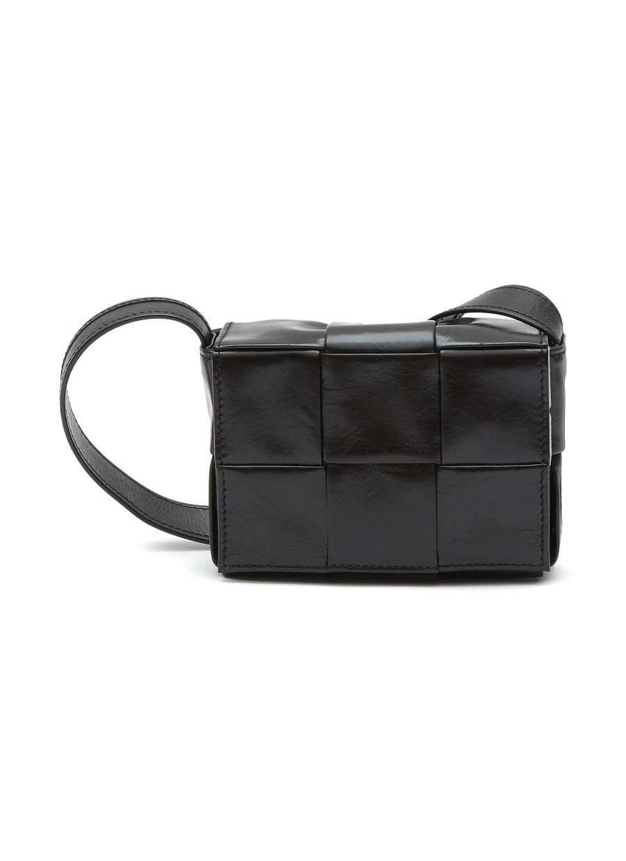 Men BOTTEGA VENETA Shoulder Bags | Paper' Calfskin Leather Messenger Bag