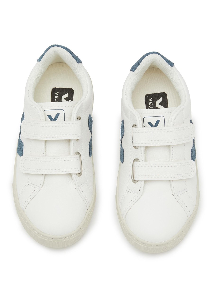 Women VEJA Shoes | Esplar Velcro Leather Kids Sneakers