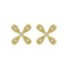 Women LC COLLECTION JEWELLERY Fine Jewellery | 18K Gold Diamond Stud Earrings