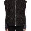 Women KHRISJOY Jackets | Zip Up Tweed Bomber Vest