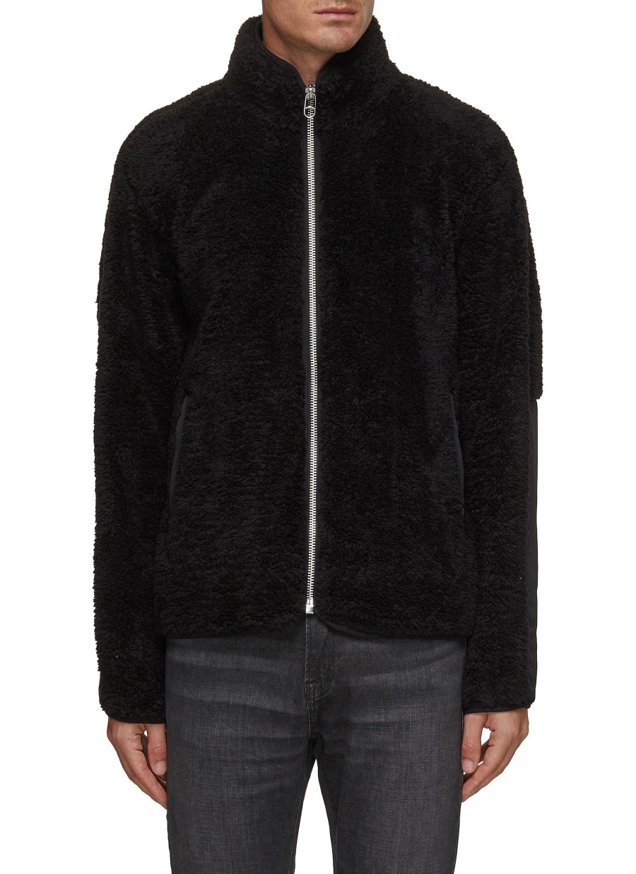 Men RAG & BONE Jackets | Felix Fleece Zipped Jacket