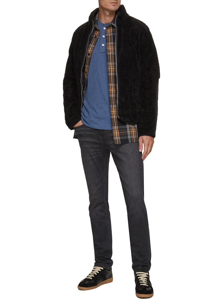 Men RAG & BONE Jackets | Felix Fleece Zipped Jacket