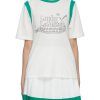 Women LUCKY MARCHE Tops | Le Match Combinded Color T-Shirt