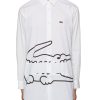 Men COMME DES GARÇONS SHIRT Shirts | X Lacoste Gator Print Shirt