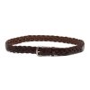 Men BRUNELLO CUCINELLI Belts | Braided Scratched Leather Belt