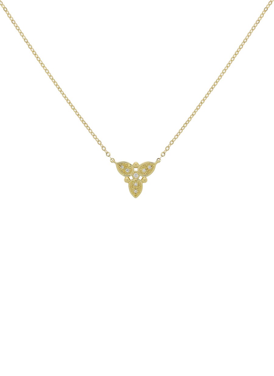 Women LC COLLECTION JEWELLERY Fine Jewellery | 18K Gold Diamond Pendant Necklace