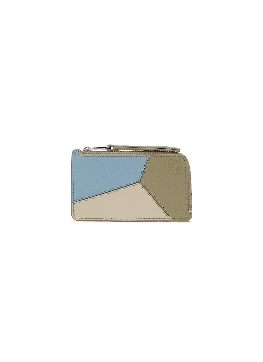 Women LOEWE Small Leather Goods | Puzzle Leather Coin Cardholder