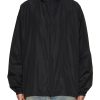 Men BALENCIAGA Jackets | Back Logo High Neck Oversized Track Jacket