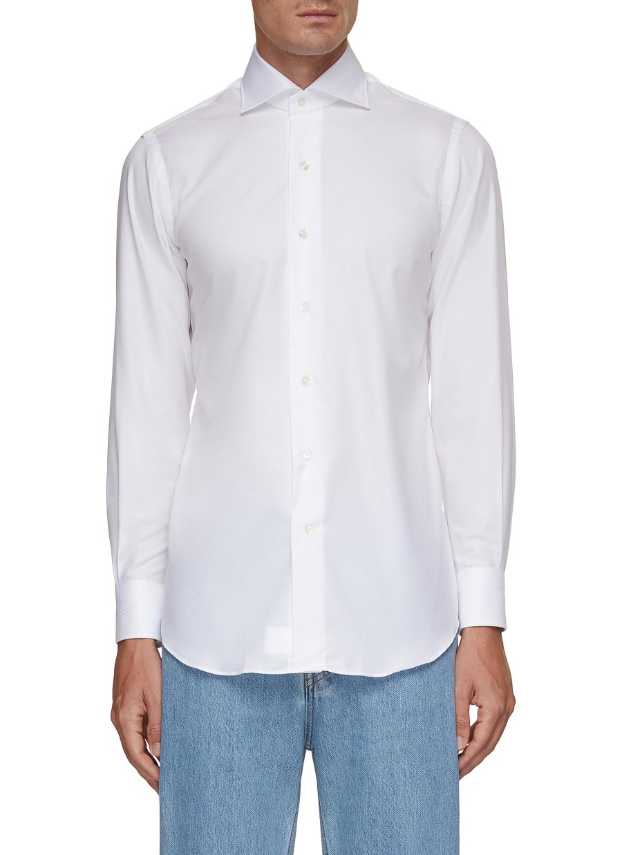 Men TOMORROWLAND Shirts | Spread Collar Dress Shirt