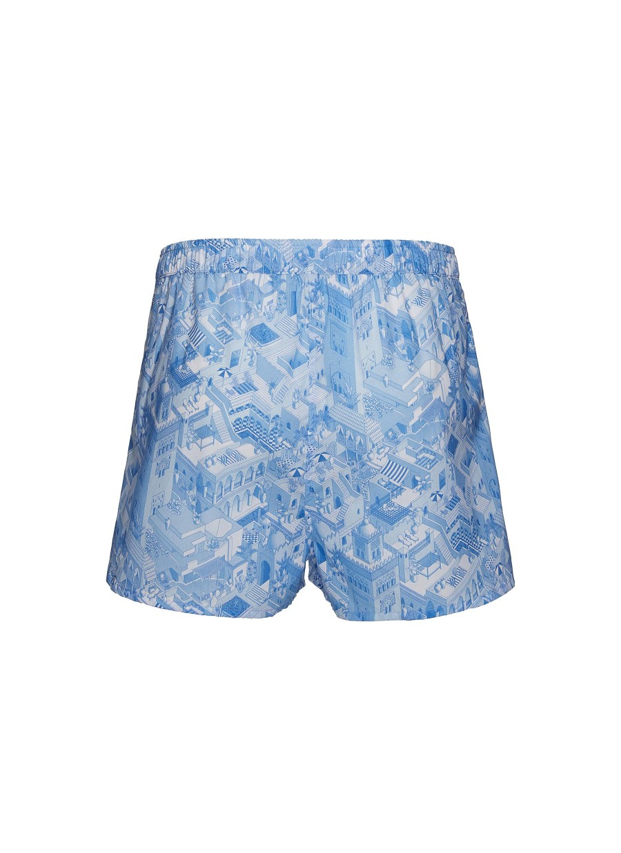 Men DEREK ROSE Underwear | Marrakech City Print Cotton Boxers