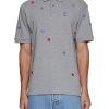 Men KENZO Polos | Target All Over Embroidered Polo Shirt