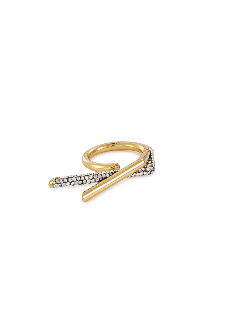 Women DEMARSON Fashion Jewellery | Neptune Crystal Pave Ring