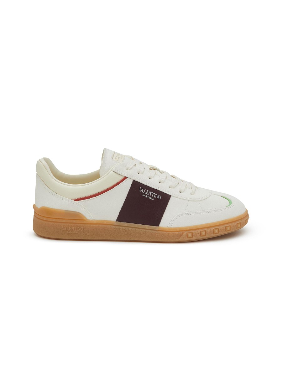 Men VALENTINO Sneakers | Highline Leather Low Top Sneakers