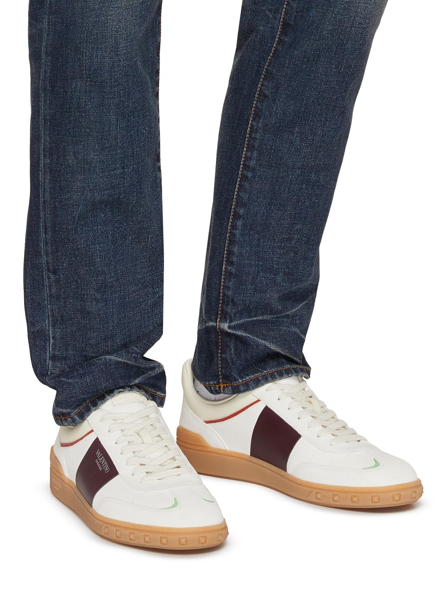 Men VALENTINO Sneakers | Highline Leather Low Top Sneakers