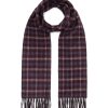 Men JOHNSTONS OF ELGIN Scarves | Traditional Chequered Reversible Cashmere Scarf