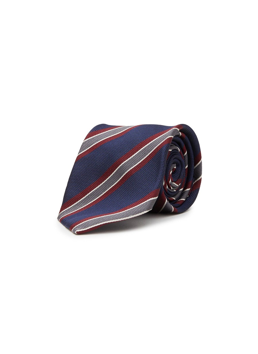 Men STEFANOBIGI MILANO Ties | Striped Silk Tie